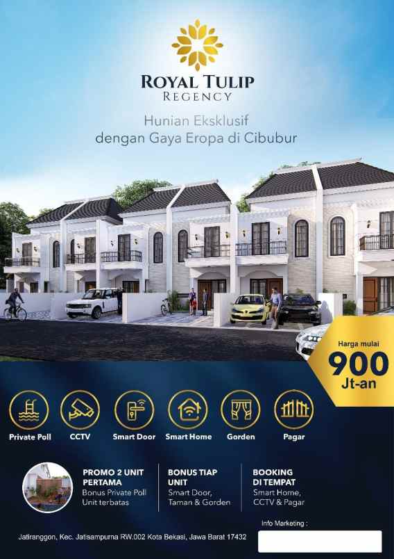 dijual rumah jl hankam