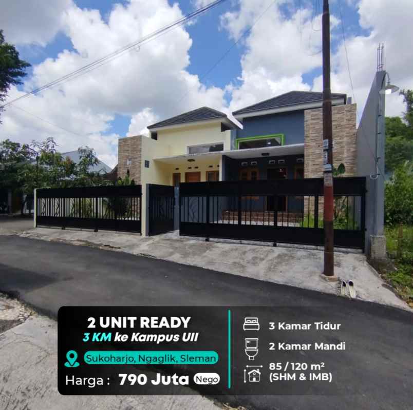 dijual rumah jl kaliurang km 12 5