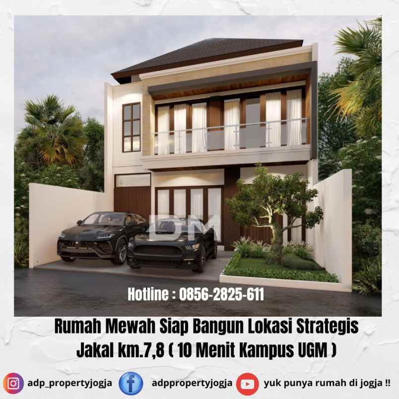 dijual rumah jl kaliurang km 7 8