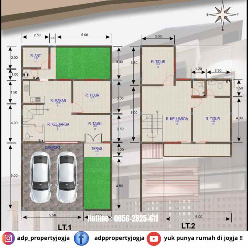 dijual rumah jl kaliurang km 7 8