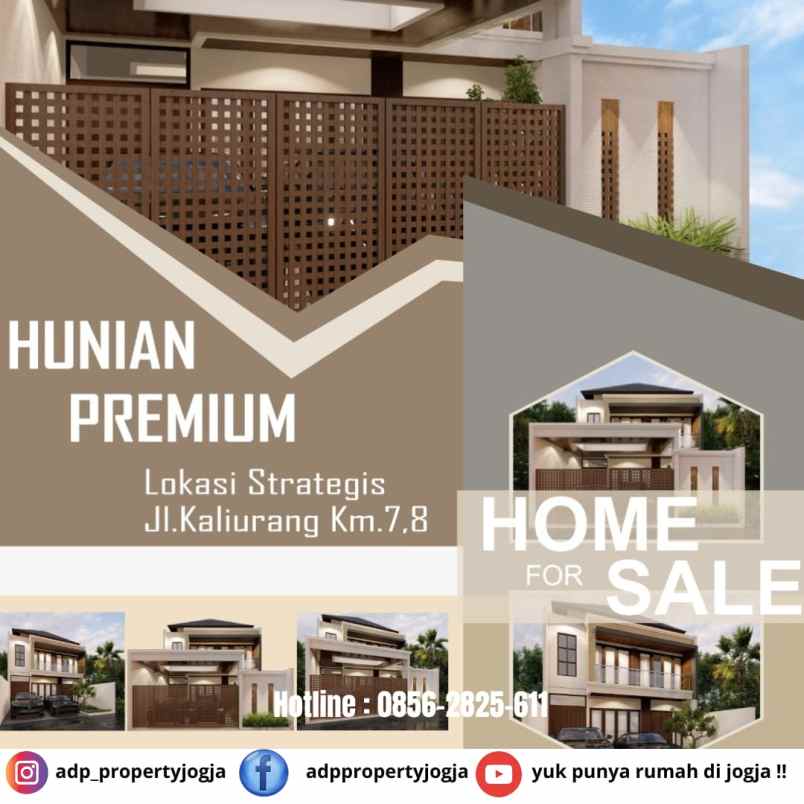 dijual rumah jl kaliurang km 7 8
