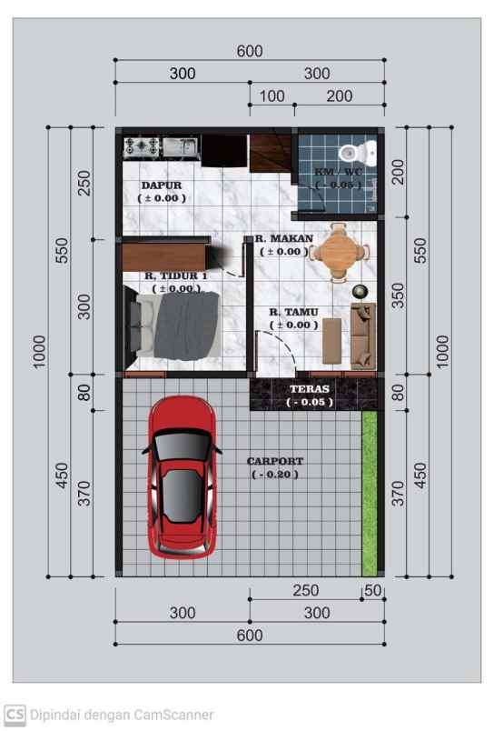 dijual rumah jln bantar jati setu