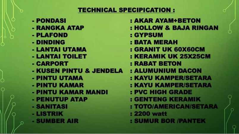 dijual rumah jln bantar jati setu