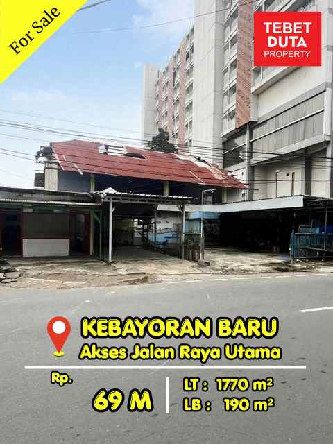 dijual rumah kebayoran baru
