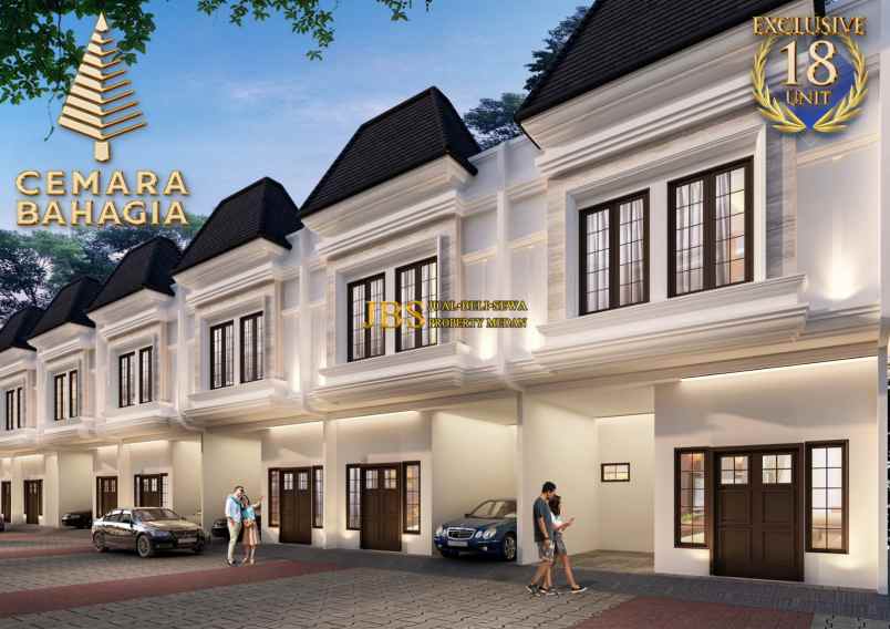 dijual rumah komplek cemara bahagia