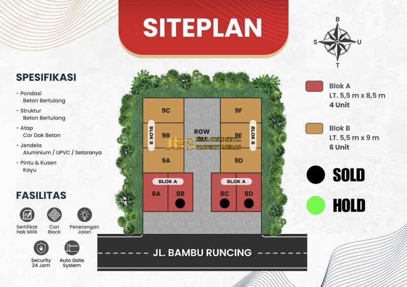 dijual rumah komplek mutiara wahidin 2