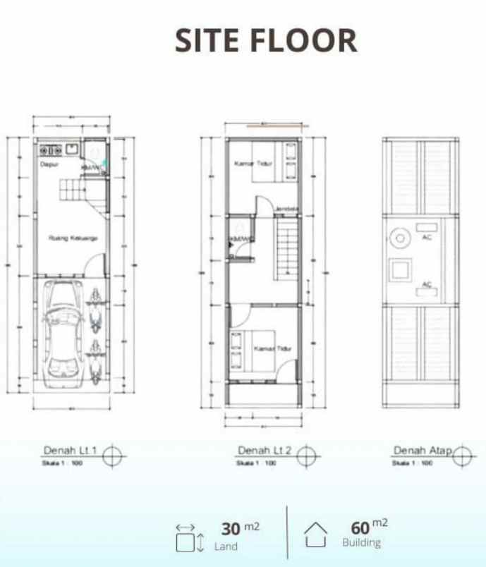dijual rumah kp tengah kramat jati