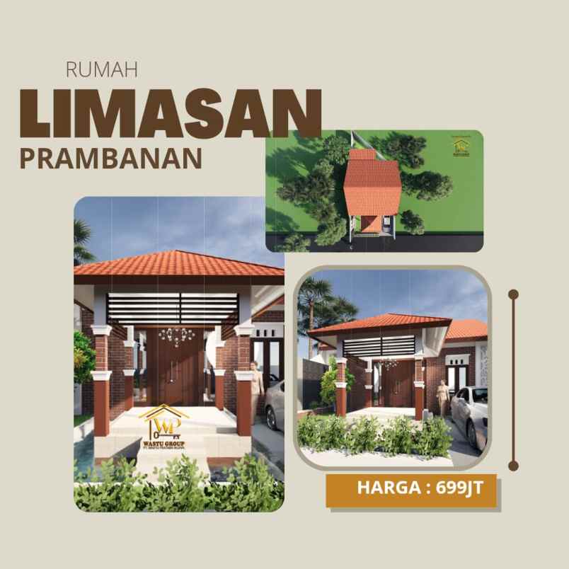 dijual rumah limasan