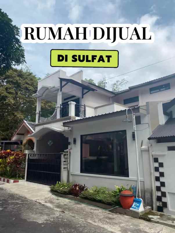 dijual rumah lokasi sulfat kota malang