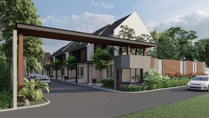 dijual rumah modern di tengah kota bandung