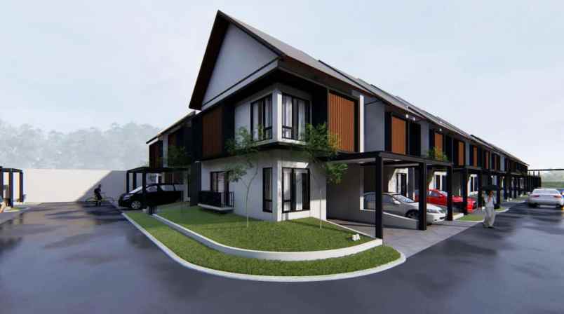 dijual rumah modern di tengah kota bandung