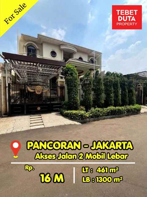 dijual rumah pancoran