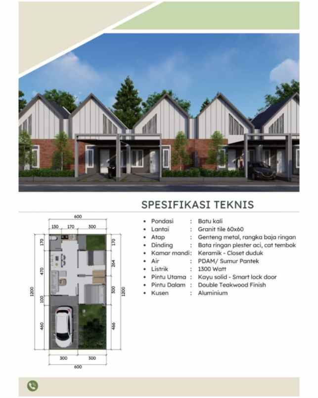 dijual rumah pesona indonesia residence