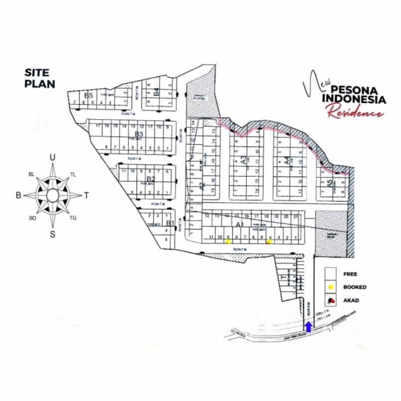 dijual rumah pesona indonesia residence