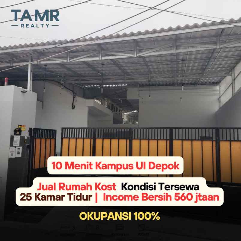 dijual rumah pondok cina kecamatan beji