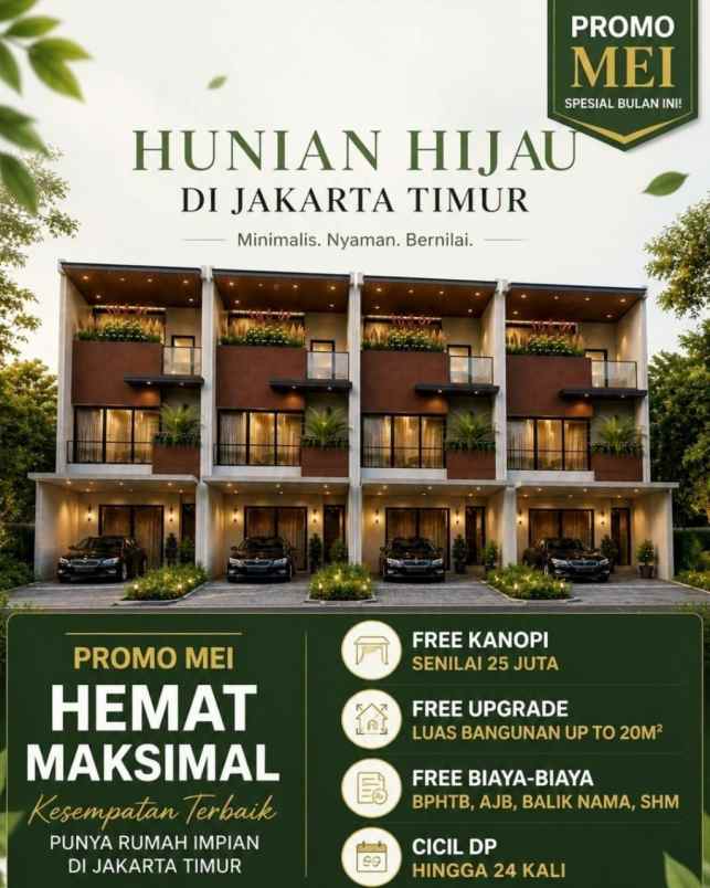 dijual rumah pondok kelapa duren sawit