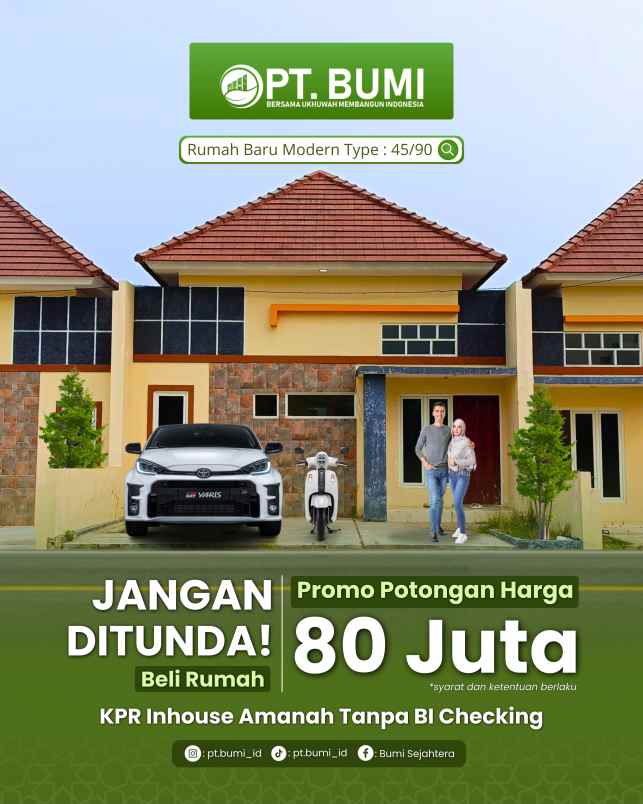 dijual rumah prasung kel buduran