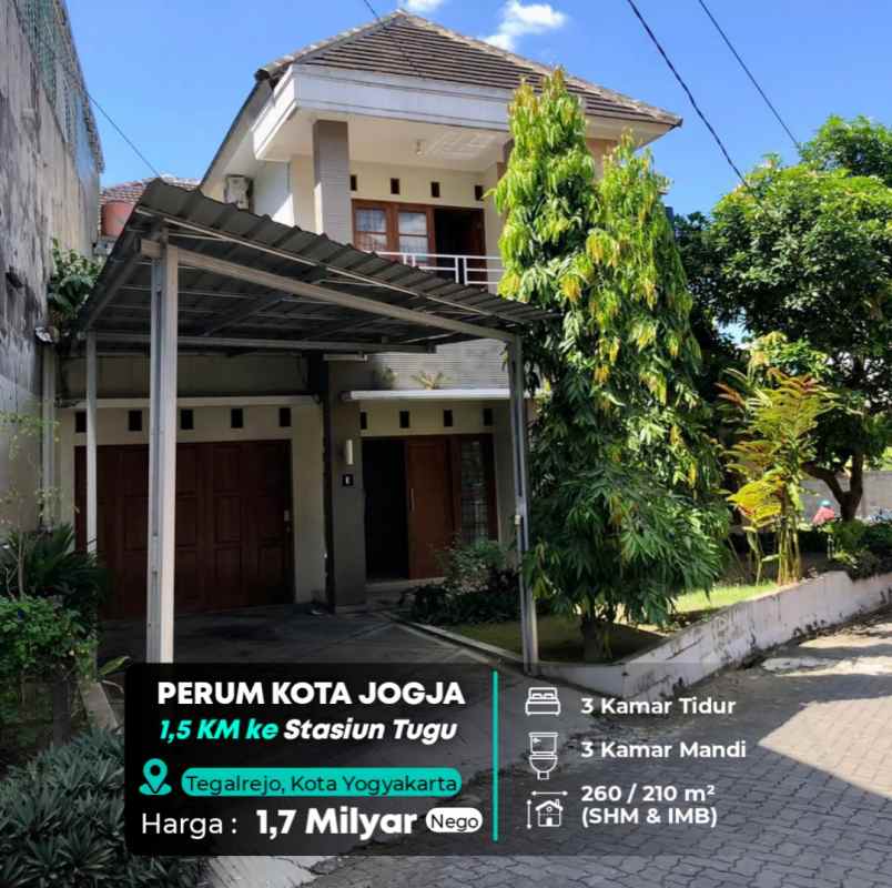 dijual rumah stasiun tugu