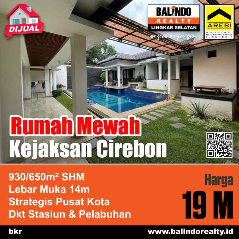 dijual rumah strategis pusat kota di kejaksan cirebon