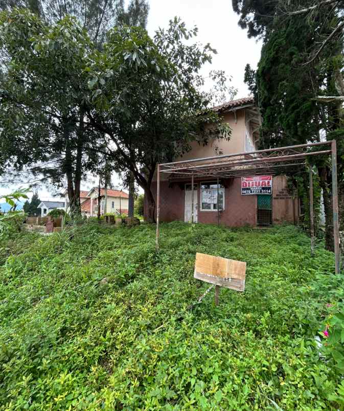 dijual rumah villa bukit cipendawa blok