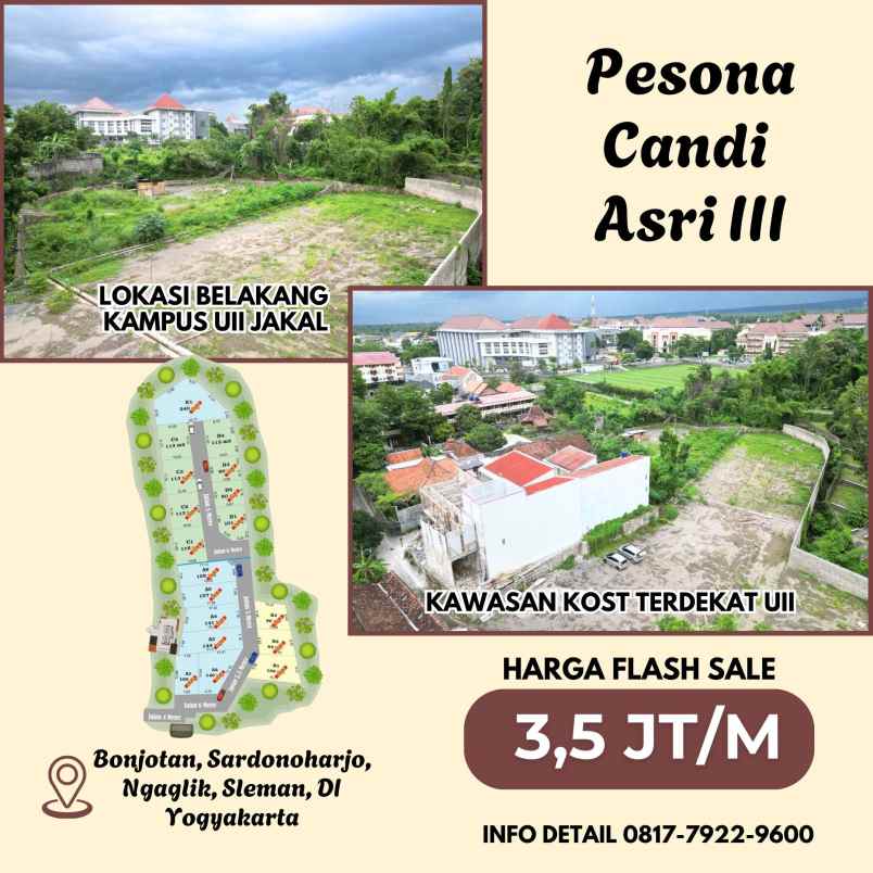 dijual tanah bonjotan sardonoharjo