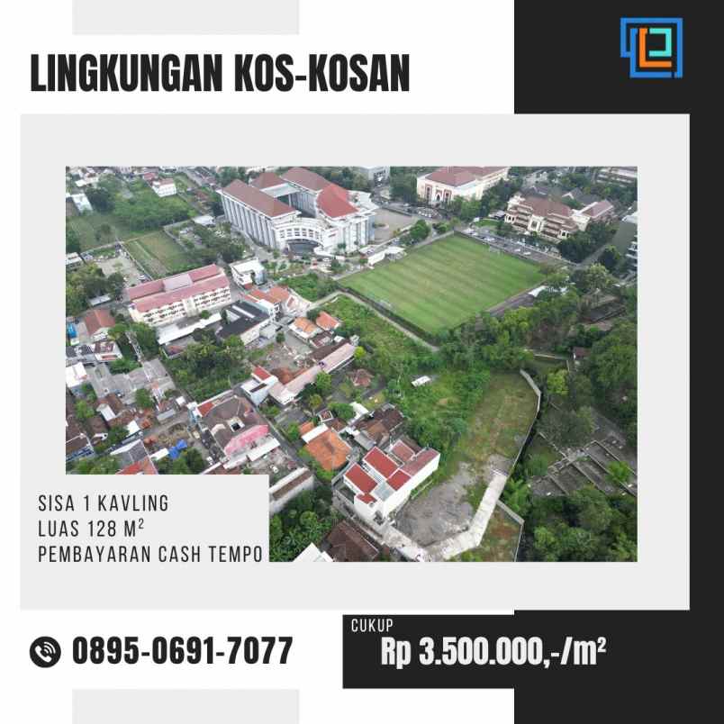 dijual tanah bonjotan selatan persis