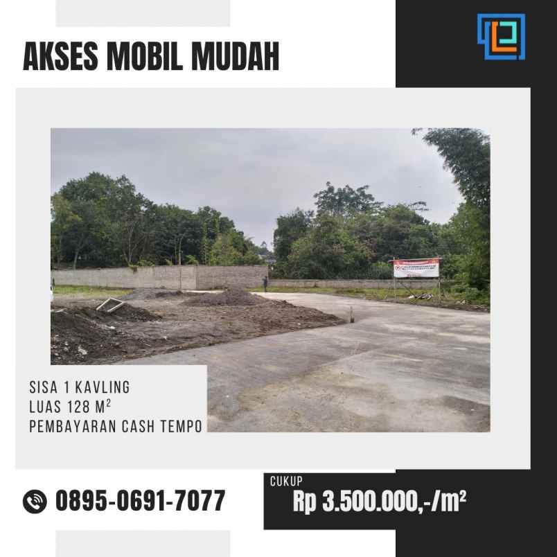 dijual tanah bonjotan selatan persis
