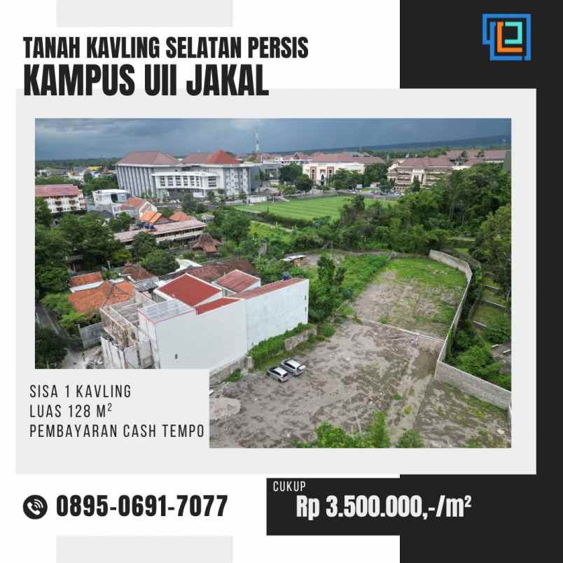 dijual tanah bonjotan selatan persis