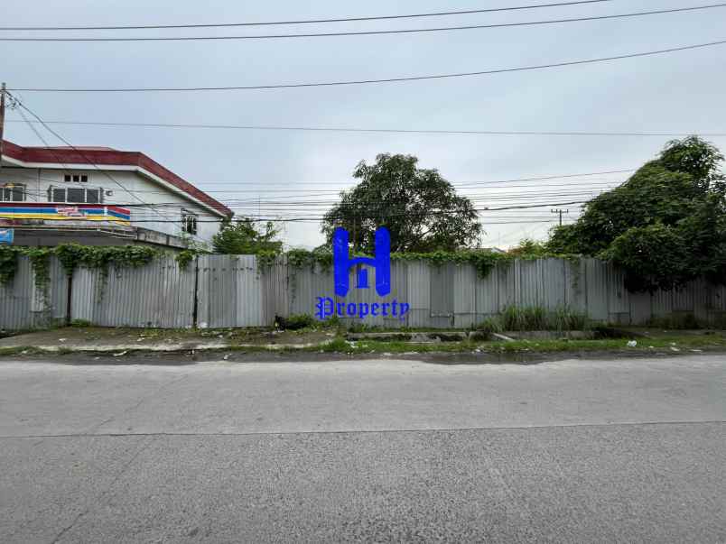 dijual tanah jalan pasar 3 tapian nauli