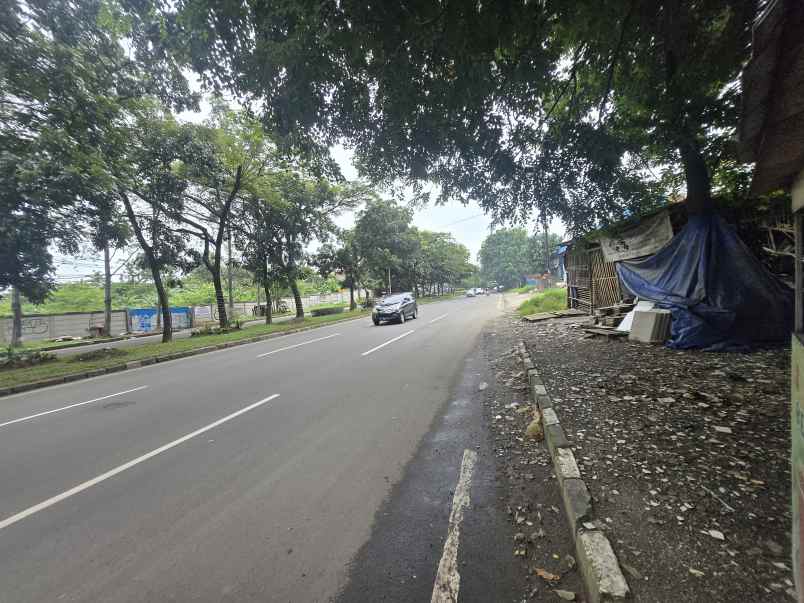 dijual tanah jalan raya pemda tigaraksa