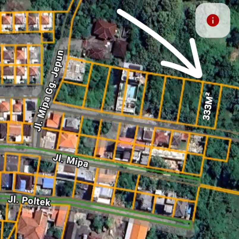 dijual tanah jimbaran