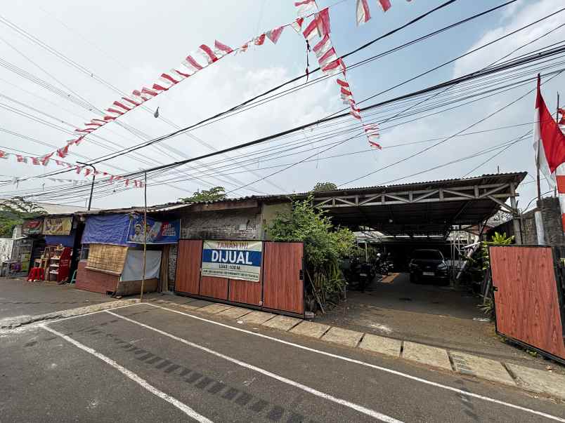 dijual tanah jl h merin no 66 rt 9 rw 4