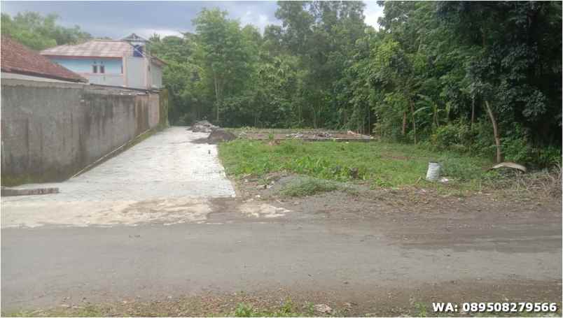 dijual tanah jl jogja wonosari km 9