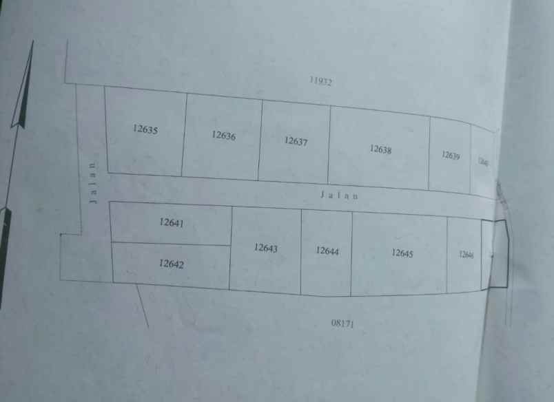 dijual tanah jl raya dalung