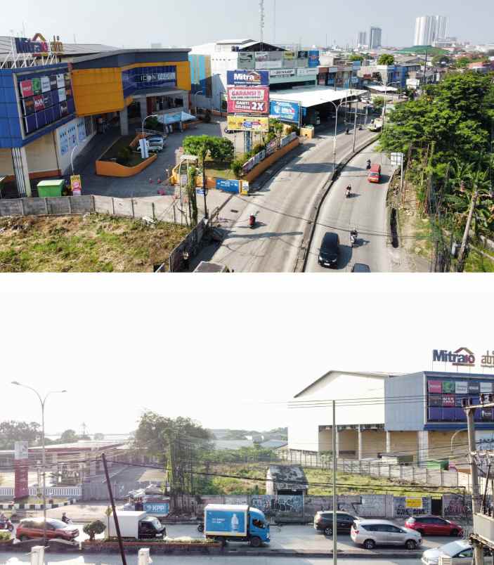 dijual tanah jl raya lippo cibarusah rt