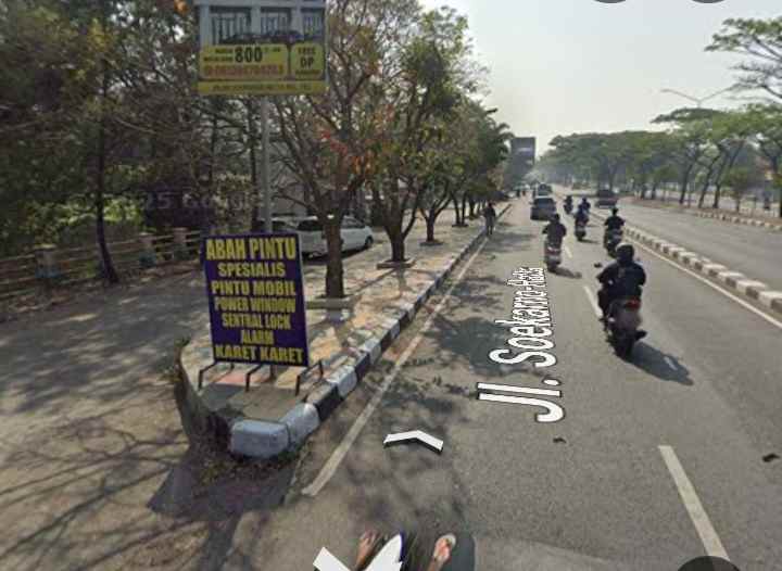 dijual tanah jl soekarno hatta