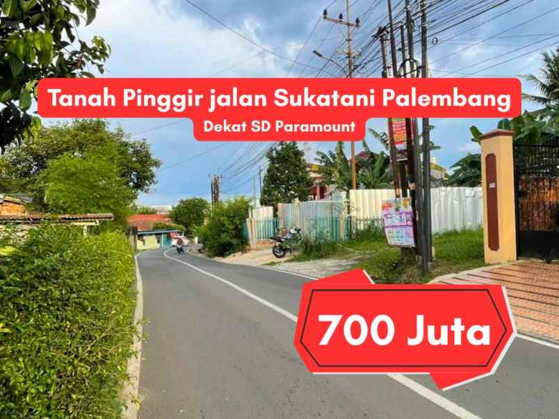 dijual tanah jl sukatani