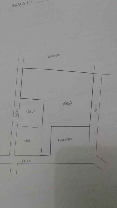 dijual tanah pekarangan dekat hotel hyatt yogyakarta