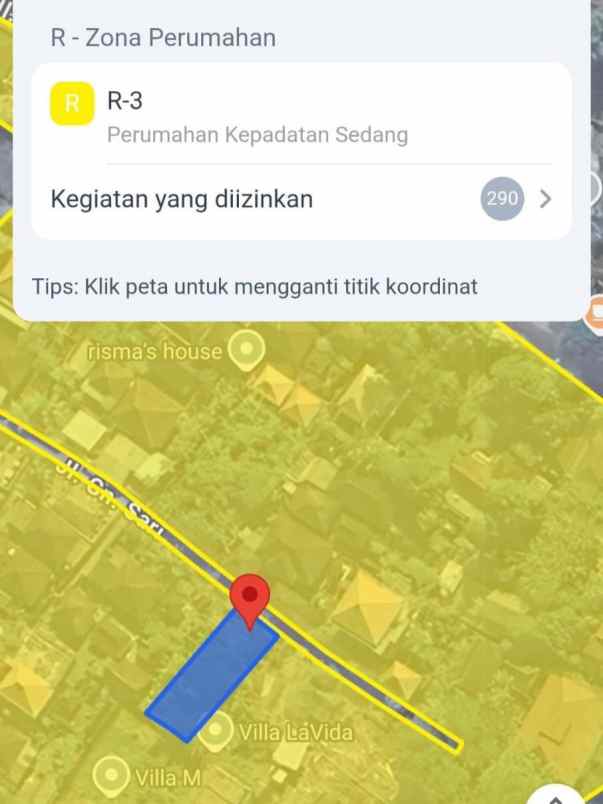 dijual tanah pererenan