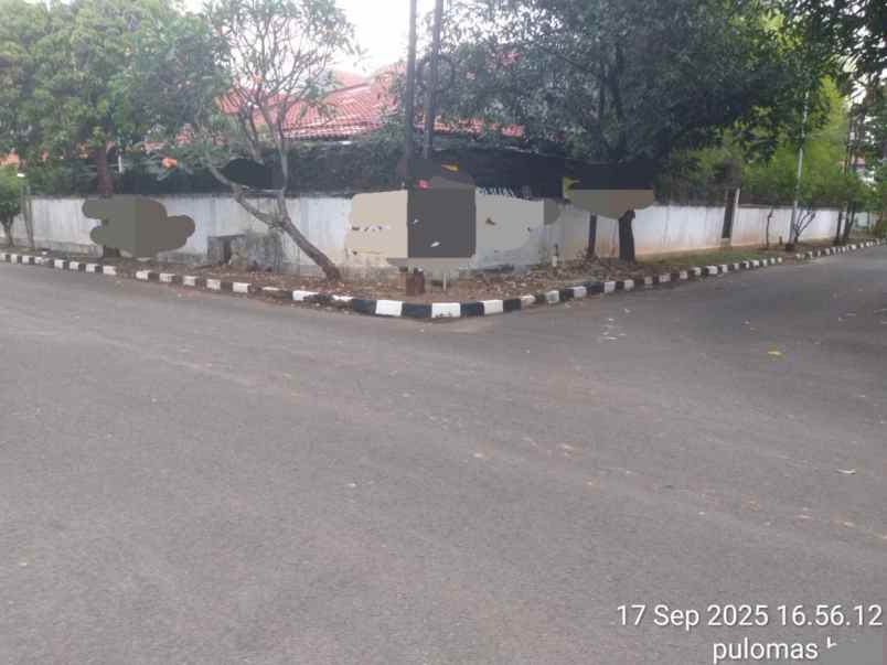 dijual tanah perum pulomas