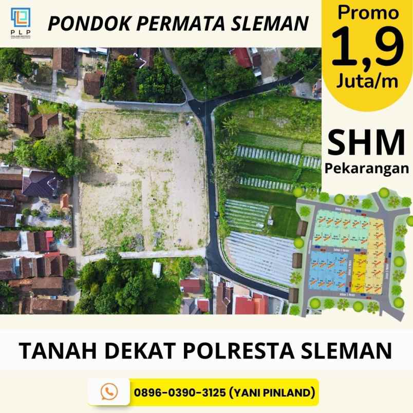 dijual tanah sanggrahan caturharjo