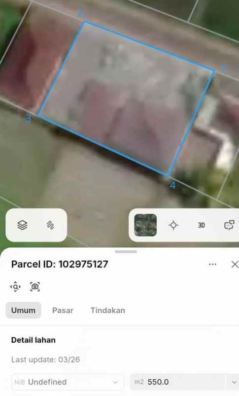 dijual tanah yeh gangga