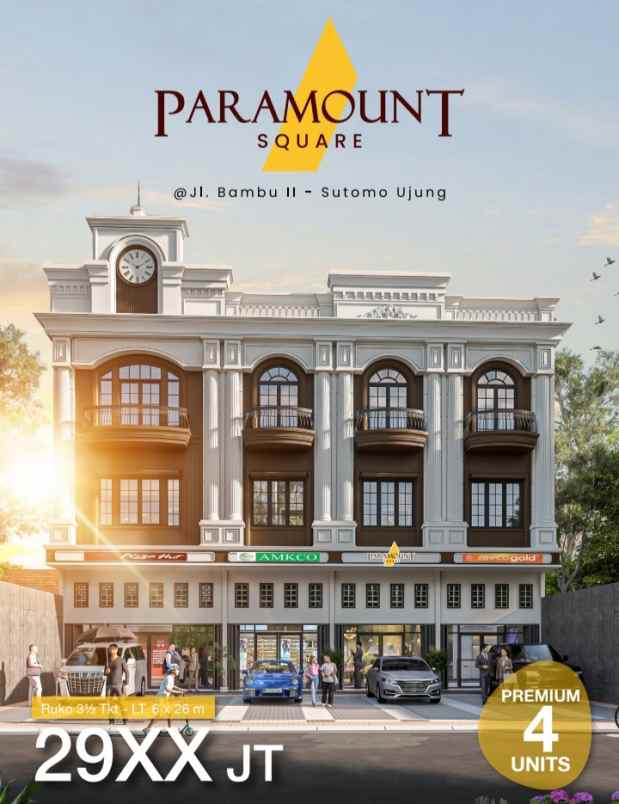 dijual villa jalan bambu 2 sutomo ujung