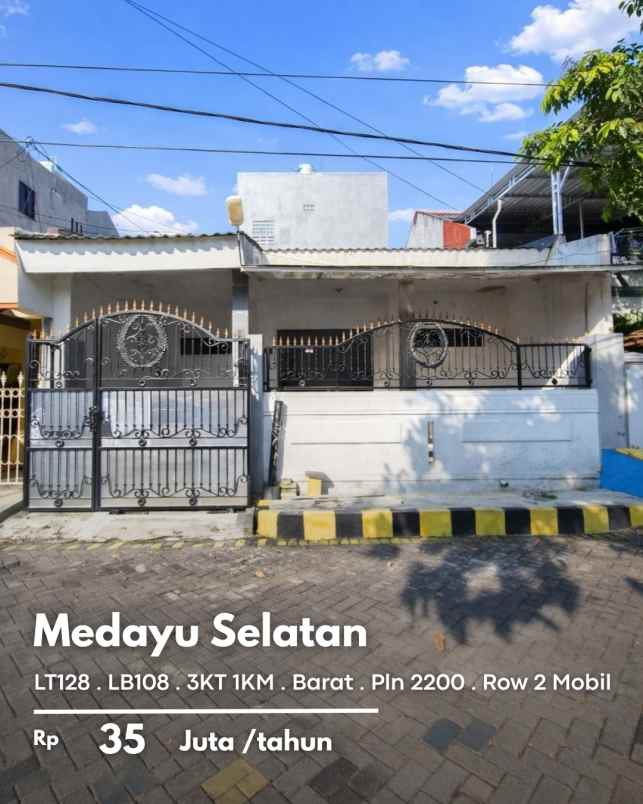 disewakan rumah medayu selatan
