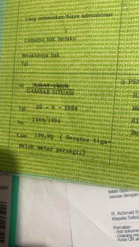 jual rumah tanah bangunan pinggir jalan utama