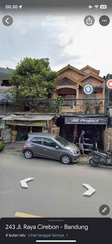 jual rumah tanah bangunan pinggir jalan utama