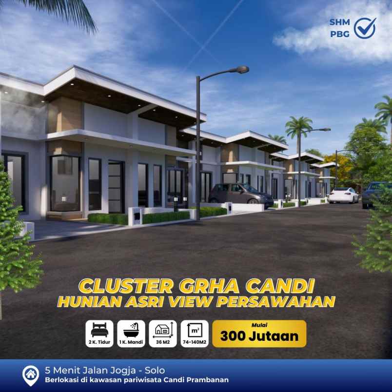 perumahan asri dengan view perbukitan