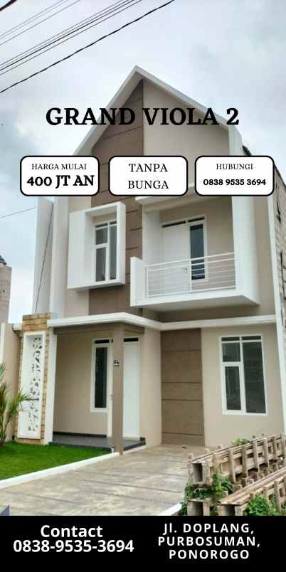 perumahan modern strategis ponorogo perumahan syariah