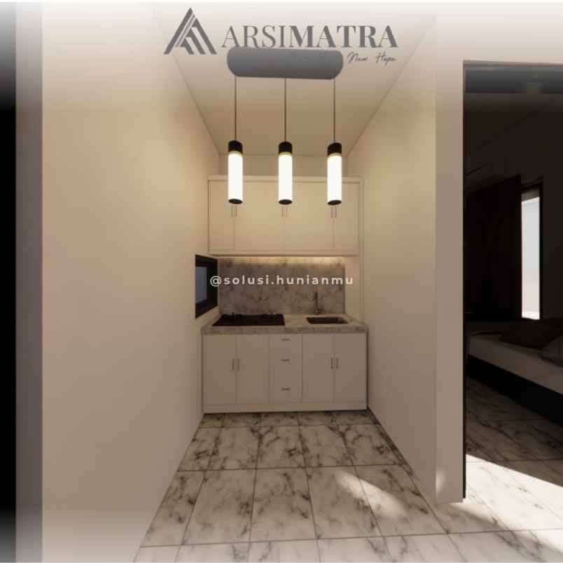 rumah 1 lantai dekat kantor sekolah