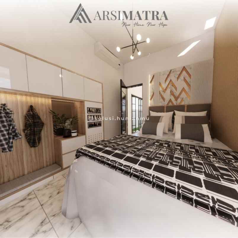 rumah 1 lantai dekat kantor sekolah